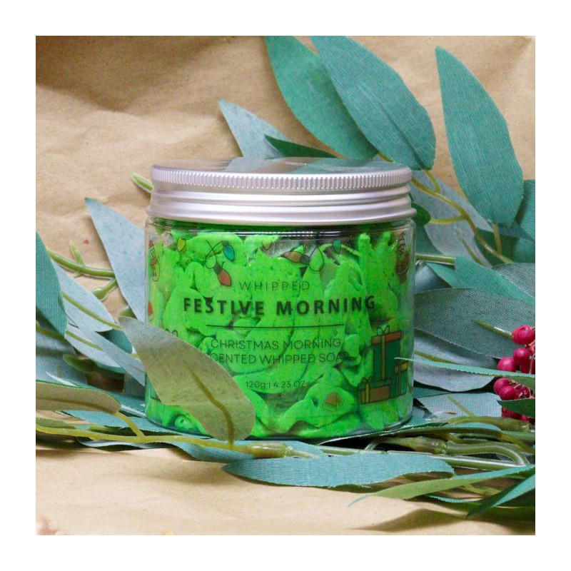 Savon à la crème fouettée Festive Morning 120 g