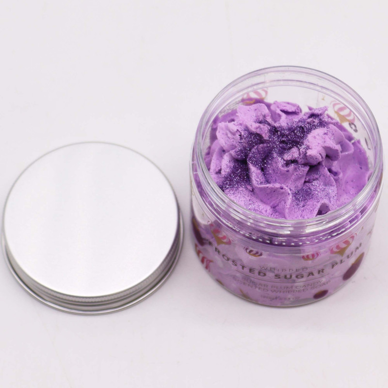 Savon à la crème fouettée au sucre de prune givré 120 g