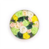 Boîte ronde - Fêtes du printemps - Jaune et vert