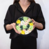 Boîte ronde - Fêtes du printemps - Jaune et vert