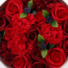 Boîte ronde - Roses rouges classiques