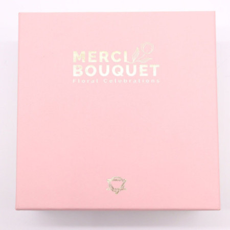 Boîte carrée - Bénédictions pour bébé - Roses
