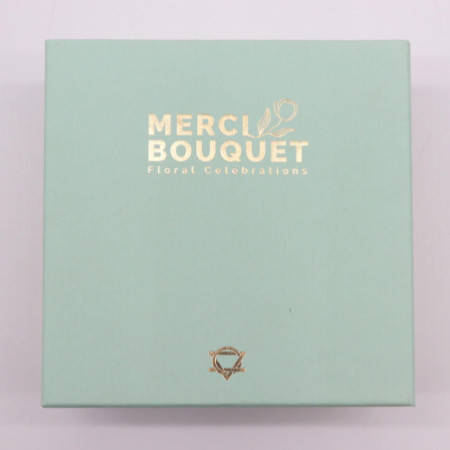 Boîte carrée - Bénédictions de mariage - Blanc et ivoire