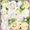 Boîte carrée - Bénédictions de mariage - Blanc et ivoire
