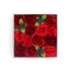 Boîte carrée - Roses rouges classiques