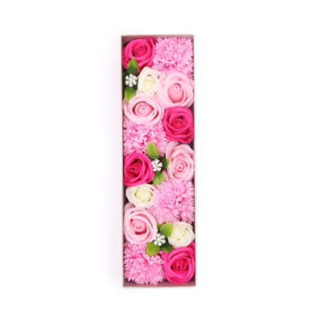 Boîte longue - Bénédictions pour bébé - Roses