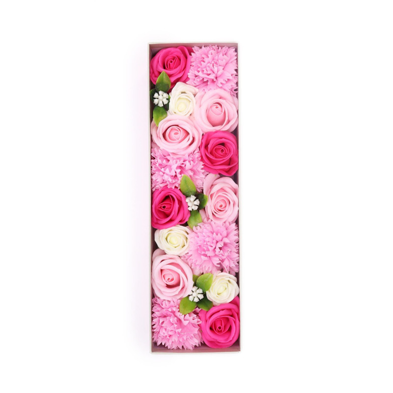 Boîte longue - Bénédictions pour bébé - Roses