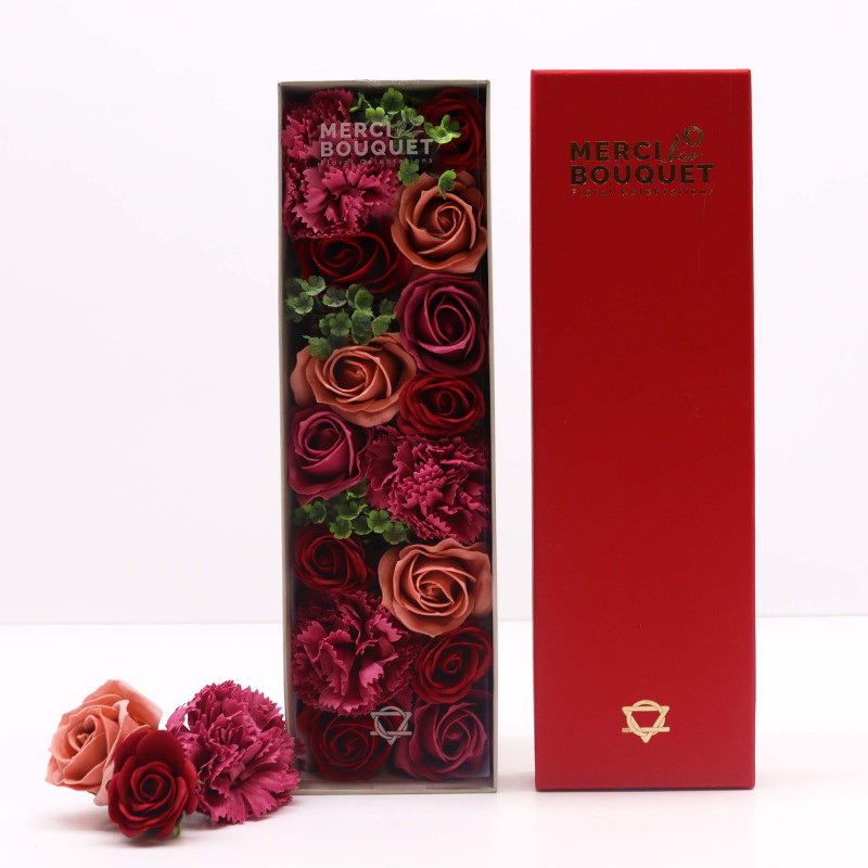 Boîte longue - Roses vintage