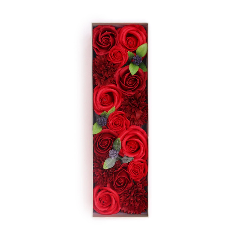 Longue boîte - Roses rouges classiques