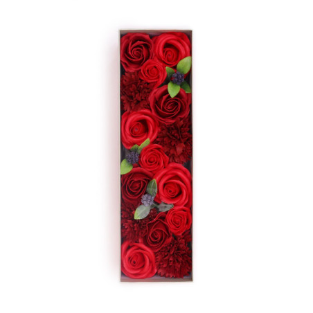 Longue boîte - Roses rouges classiques