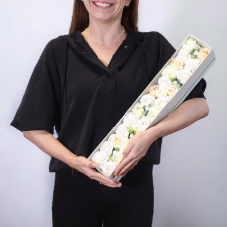 Coffret extra long - Bénédictions de mariage - Blanc et ivoire