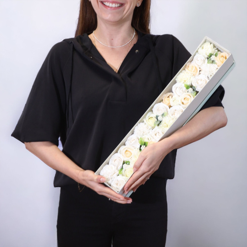 Coffret extra long - Bénédictions de mariage - Blanc et ivoire