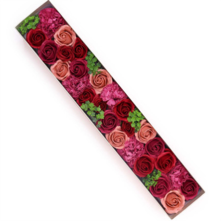 Boîte extra longue - Roses vintage