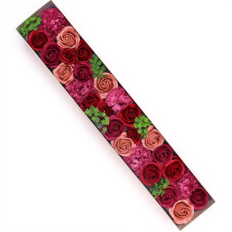 Boîte extra longue - Roses vintage