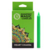 Bougies magiques Manifest (paquet de 12) - Vert - Chakra du cœur
