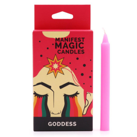 Bougies magiques Manifest (paquet de 12) - Rose - Déesse