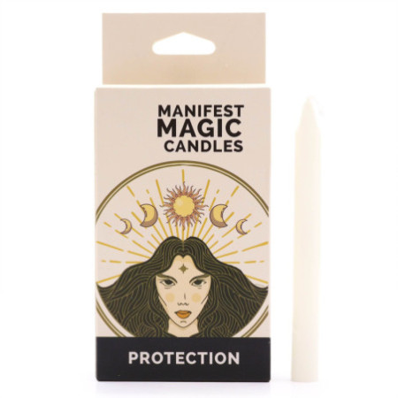 Bougies Magiques Manifest (pack de 12) - Ivoire - Protection
