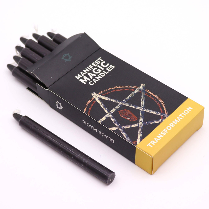 Bougies magiques Manifest (pack de 12) - Noir - Transformation