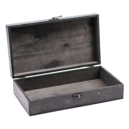 Coffret à thé / cadeau / panier - Gris