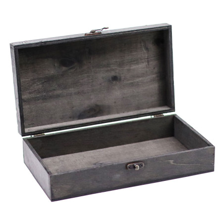 Coffret à thé / cadeau / panier - Gris