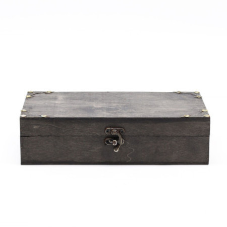 Coffret à thé / cadeau / panier - Gris