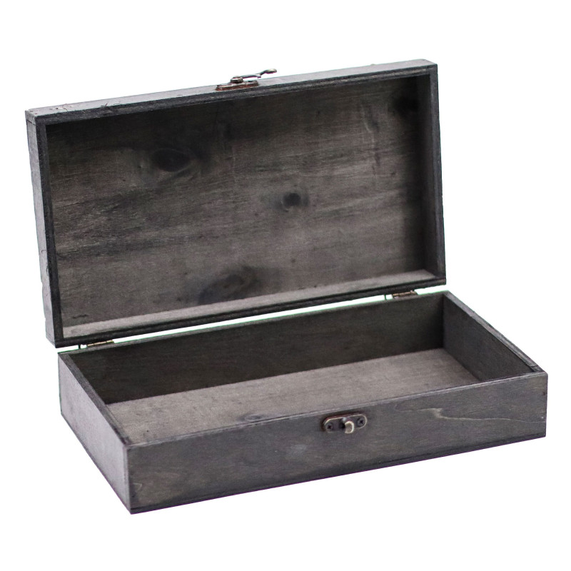Coffret à thé / cadeau / panier - Gris