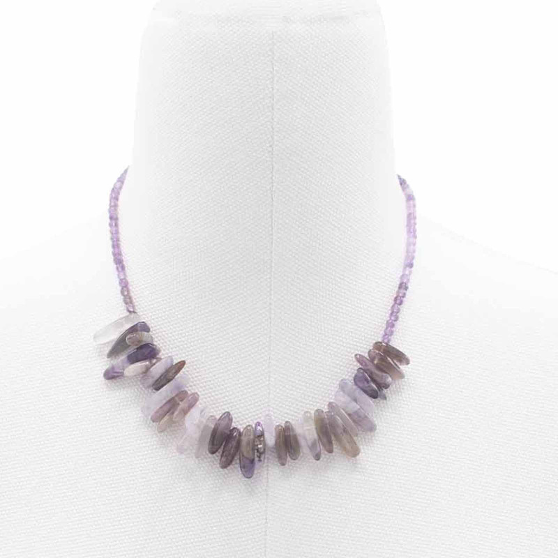 Collier Longstone Gem - Améthyste