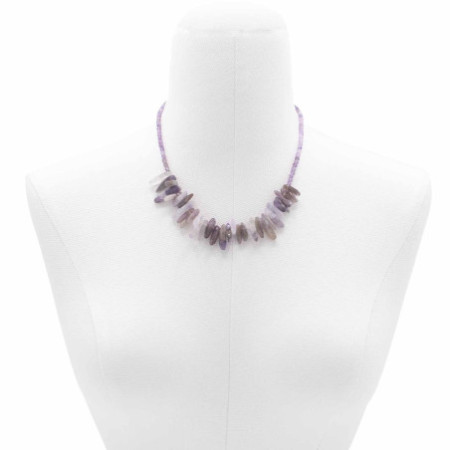 Collier Longstone Gem - Améthyste
