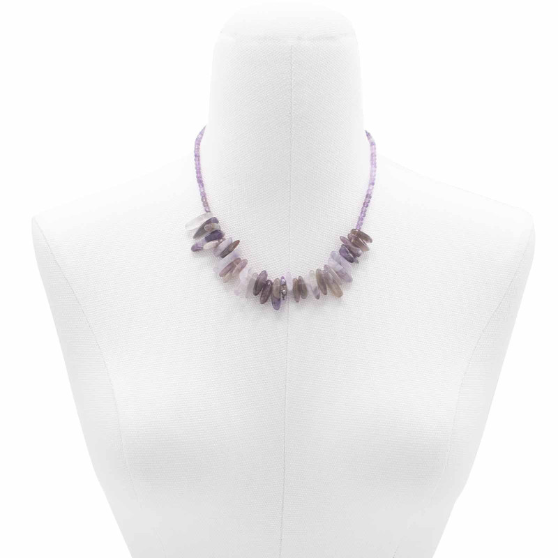 Collier Longstone Gem - Améthyste