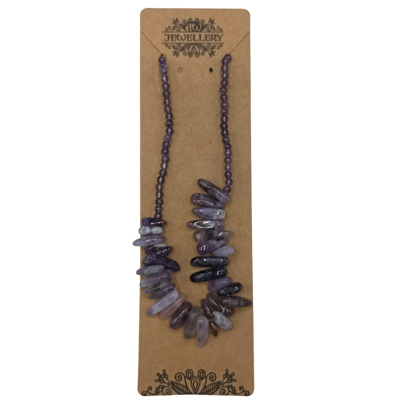 Collier Longstone Gem - Améthyste
