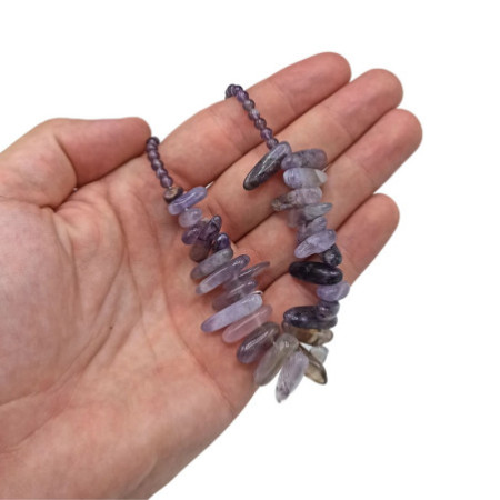 Collier Longstone Gem - Améthyste
