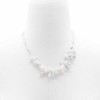 Collier Longstone Gem - Jaspe blanc