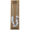 Collier Longstone Gem - Jaspe blanc