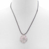Pendentif Arbre de Vie - Quartz Rose