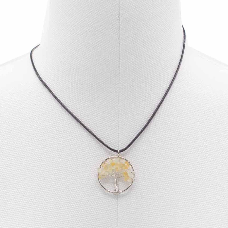 Pendentif Arbre de Vie - Cornaline