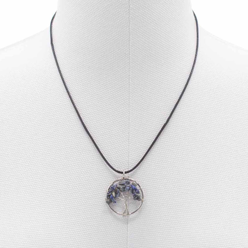 Pendentif Arbre de Vie - Sodalite