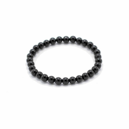 Bracelet Manifestation de Pierres Précieuses - Agate Noire - Protection