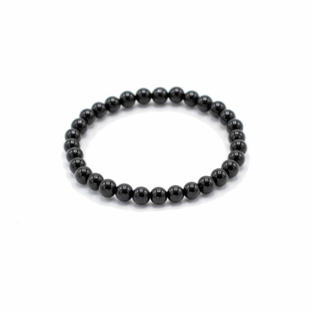 Bracelet Manifestation de Pierres Précieuses - Agate Noire - Protection