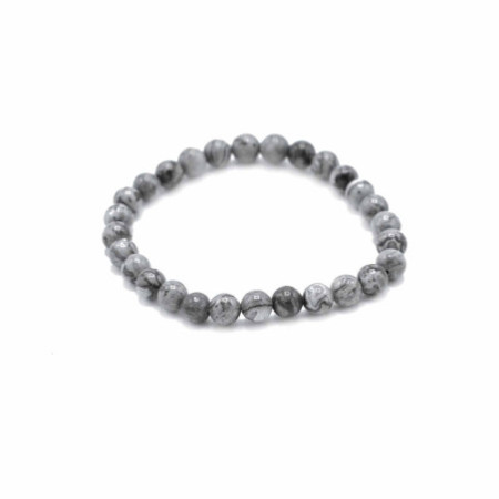 Bracelet de manifestation en pierres précieuses - Pierre cartographique - Prospérité