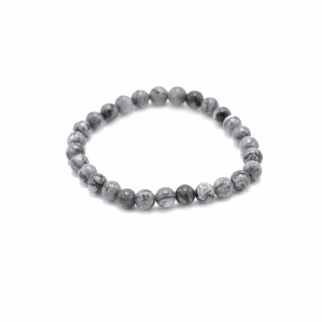 Bracelet de manifestation en pierres précieuses - Pierre cartographique - Prospérité