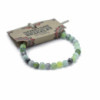 Bracelet de manifestation de pierres précieuses - Jade olive - Guérison