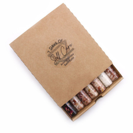 Sels de bain en flacons - Coffret cadeau de 7