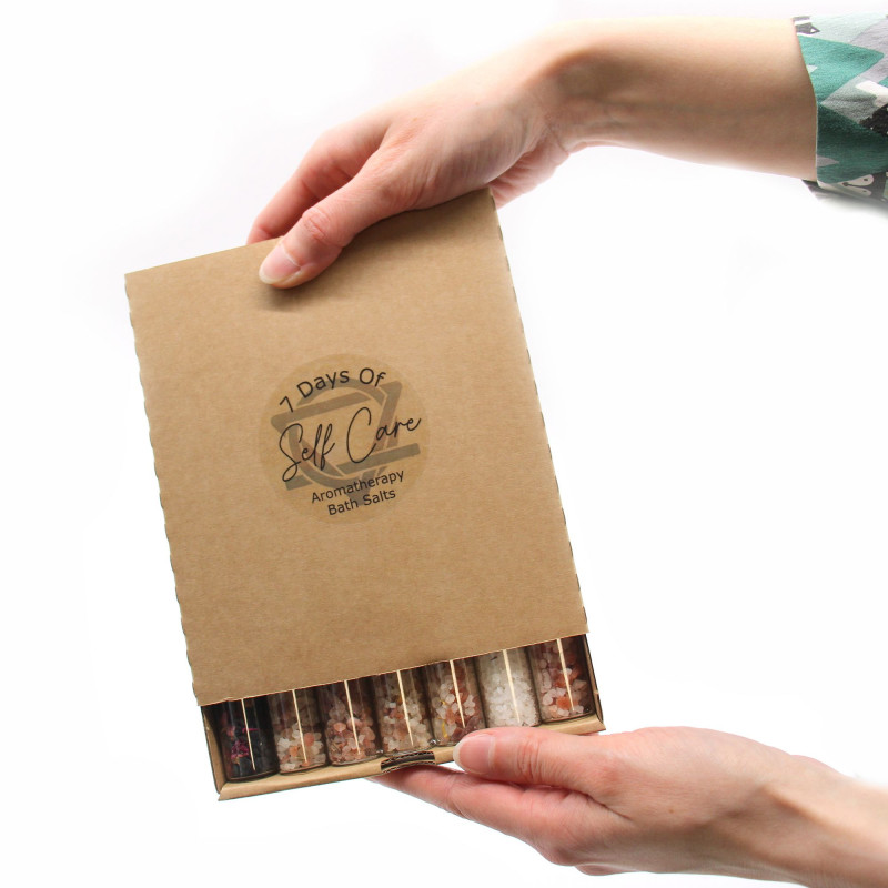 Sels de bain en flacons - Coffret cadeau de 7