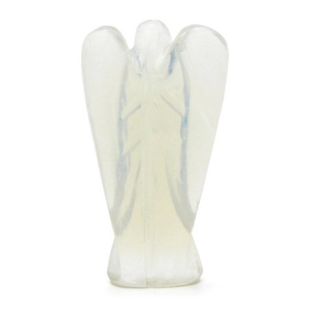 Ange en pierre précieuse sculptée à la main - Opalite