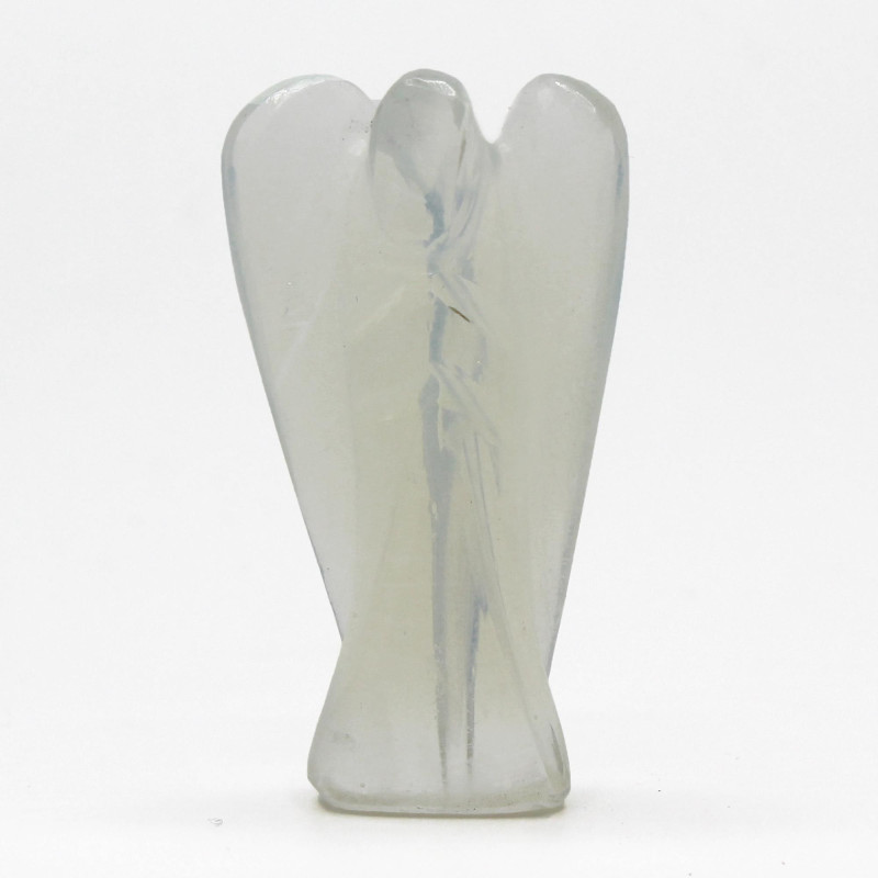 Ange en pierre précieuse sculptée à la main - Opalite