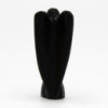 Ange en pierre précieuse sculpté à la main - Agate noire
