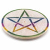 Porte-encens en forme de disque en stéatite 8 cm - Pentagone