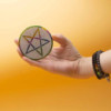 Porte-encens en forme de disque en stéatite 8 cm - Pentagone