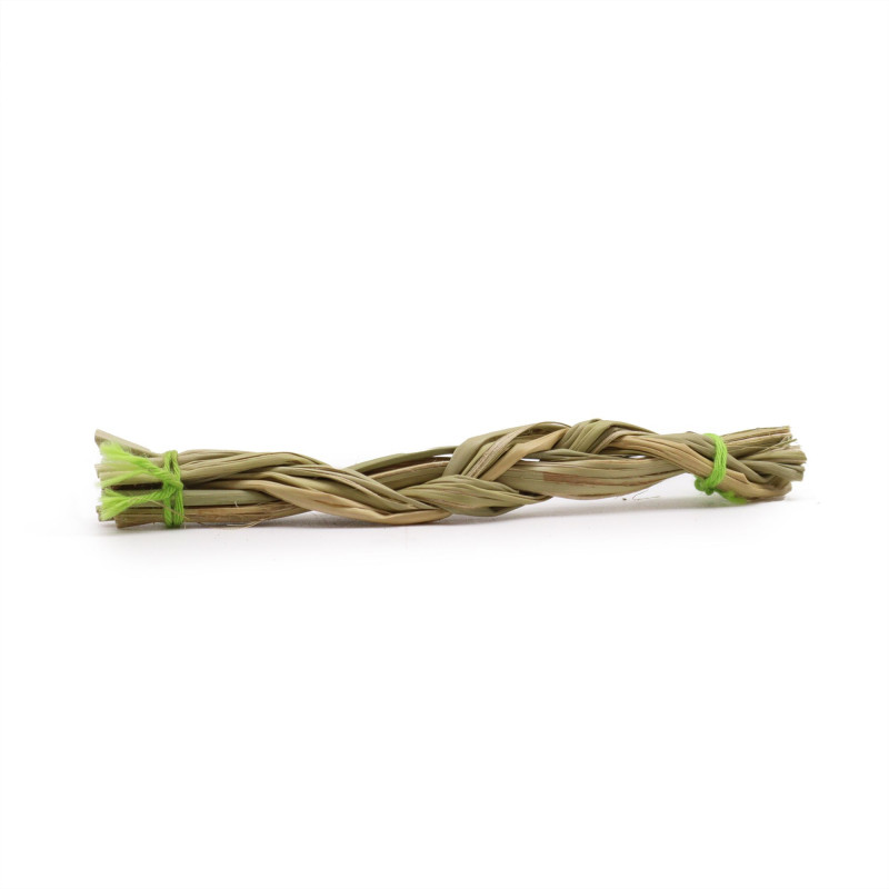 Bâton de maculage - Tresse d'herbe douce 10 cm
