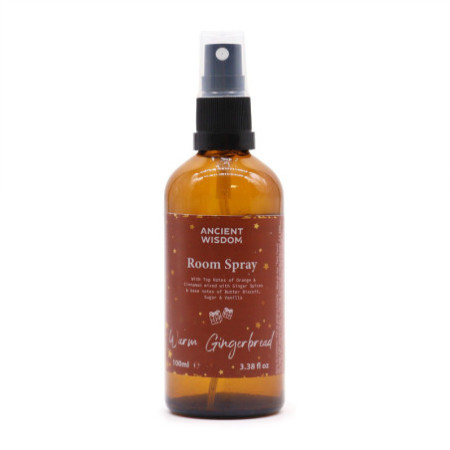 Spray d'ambiance et d'oreiller au pain d'épices chaud 100 ml